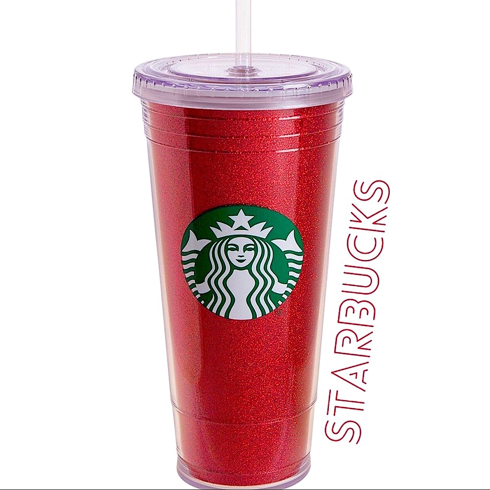 Starbucks Red Glitter Cold Cup